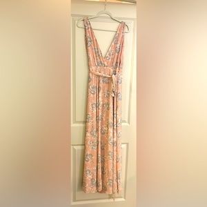 Long wrap dress